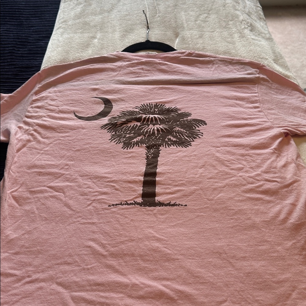 South Carolina Pink Shirt With Brown Accent - Picture 3 of 4